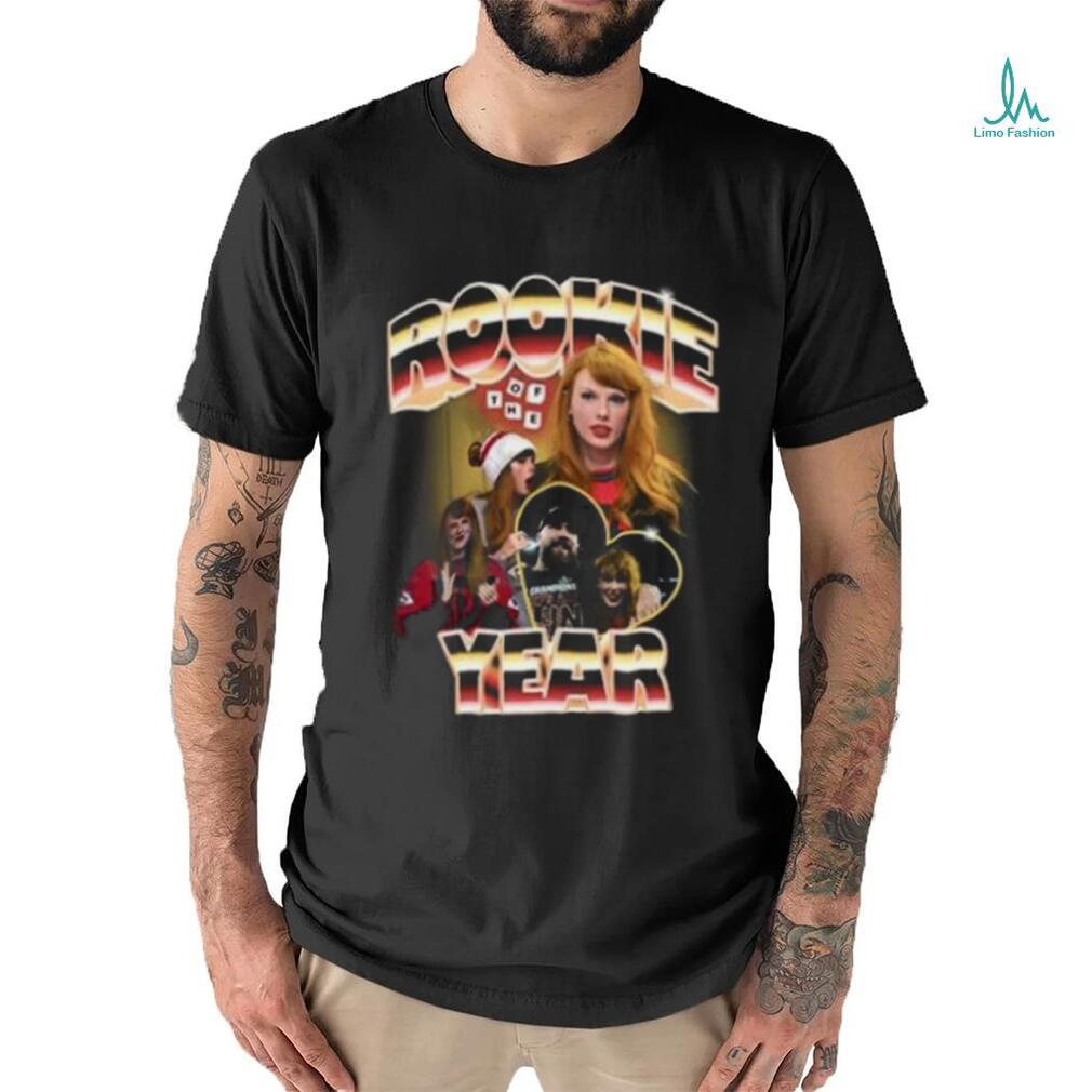 Taylor Swift Travis Kelce Rookie Of The Year T Shirt Taylor Swift Travis Kelce Rookie Of The Year T Shirt