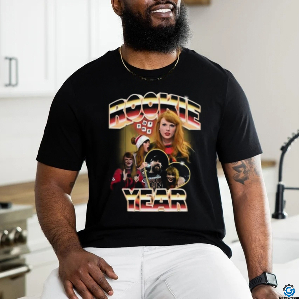 Taylor Swift Travis Kelce Rookie Of The Year T Shirt Taylor Swift Travis Kelce Rookie Of The Year T Shirt