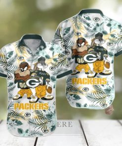 Taz And Bugs Green Bay Packers Hawaiian Shirt