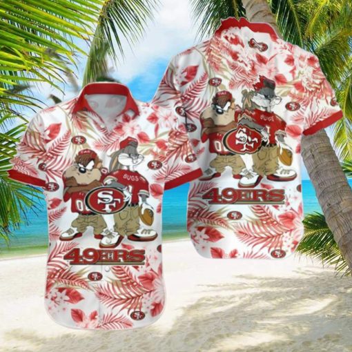 Taz And Bugs San Francisco 49ers Hawaiian Shirt For NFL Team