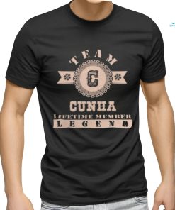 Team c cunha lifetime member legend 2024 shirt