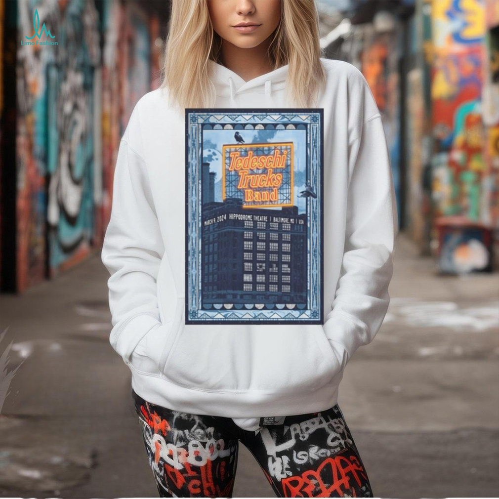 Tedeschi Trucks Band France Merrick Hippodrome March 9, 2024 Poster Shirt Tedeschi Trucks Band France Merrick Hippodrome March 9, 2024 Poster Shirt