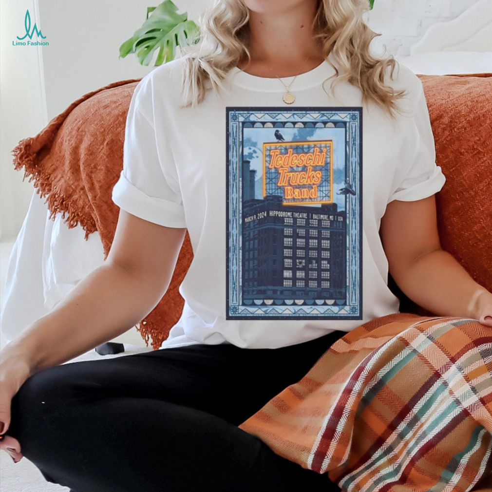Tedeschi Trucks Band France Merrick Hippodrome March 9, 2024 Poster Shirt Tedeschi Trucks Band France Merrick Hippodrome March 9, 2024 Poster Shirt