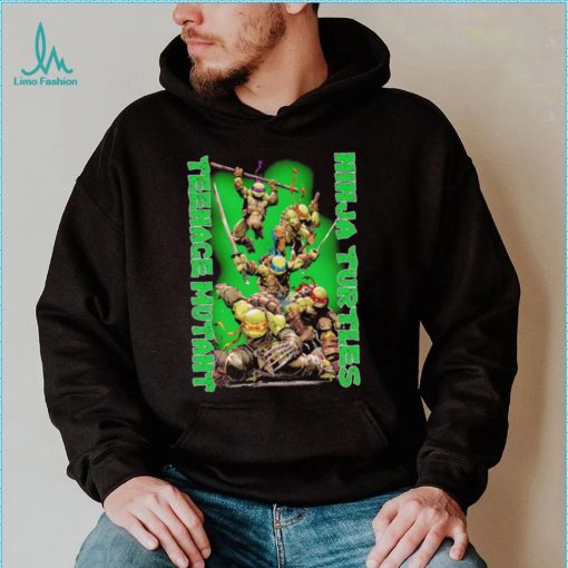 Teenage Mutant Ninja Turtles 5 ninja characters poster shirt