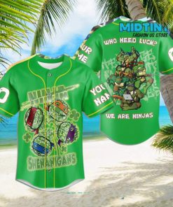 Teenage Mutant Ninja Turtles We Are Ninjas Personalized Baseball Jersey