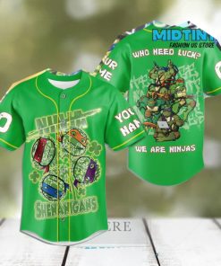 Teenage Mutant Ninja Turtles We Are Ninjas Personalized Baseball Jersey