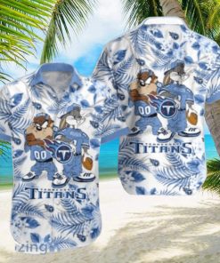 Tennessee Titans Hawaiian Shirt Taz and Bugs For NFL Team