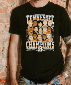 Tennessee Vols Champions 2024 men’s basketball caricature team shirt