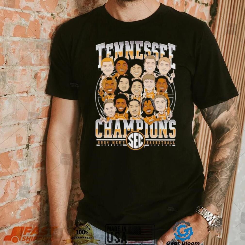 Tennessee Vols Champions 2024 men’s basketball caricature team shirt Tennessee Vols Champions 2024 men’s basketball caricature team shirt