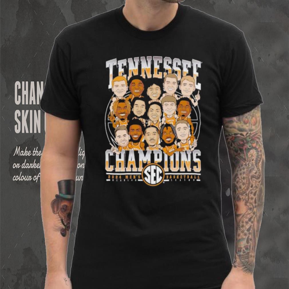 Tennessee Vols Champions 2024 men’s basketball caricature team shirt Tennessee Vols Champions 2024 men’s basketball caricature team shirt