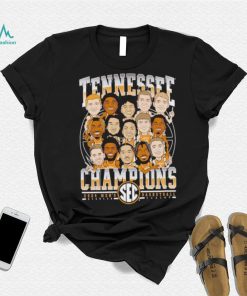 Tennessee Vols Champions 2024 men’s basketball caricature team shirt