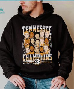 Tennessee Vols Champions 2024 men’s basketball caricature team shirt