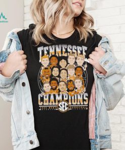 Tennessee Vols Champions 2024 men’s basketball caricature team shirt