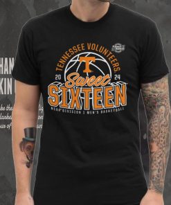 Tennessee Volunteers 2024 NCAA Men's Basketball Tournament March Madness Sweet Sixteen Defensive Stance T Shirt