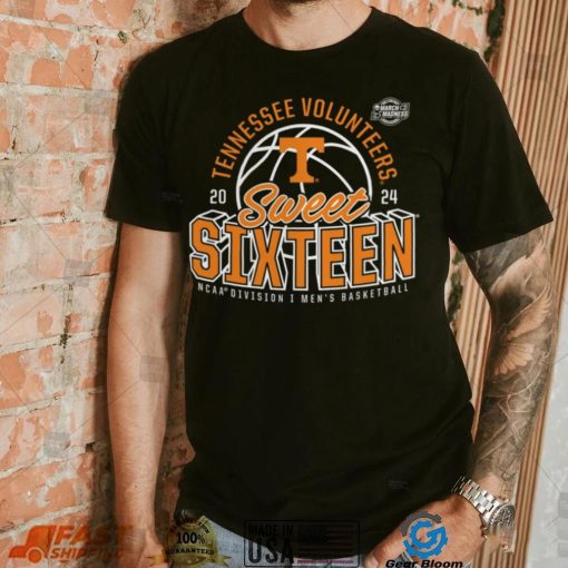 Tennessee Volunteers 2024 NCAA Men’s Basketball Tournament March Madness Sweet Sixteen Defensive Stance T Shirt