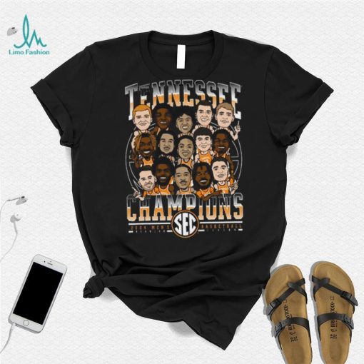 Tennessee Volunteers Basketball 2024 Sec Champs Team Nil T shirt