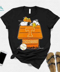 Tennessee Volunteers Snoopy And Woodstock The Peanuts Baseball shirt