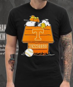 Tennessee Volunteers Snoopy And Woodstock The Peanuts Baseball shirt