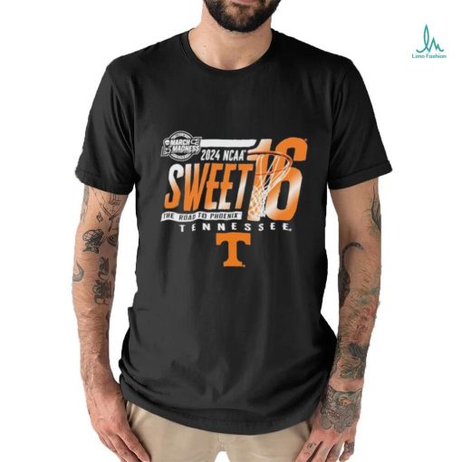 Tennessee Volunteers Sweet 16 Ncaa March Madness 2024 The Road to Phoenix Shirt