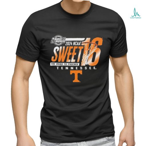 Tennessee Volunteers Sweet 16 Ncaa March Madness 2024 The Road to Phoenix Shirt