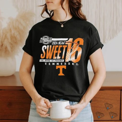 Tennessee Volunteers Sweet 16 Ncaa March Madness 2024 The Road to Phoenix Shirt