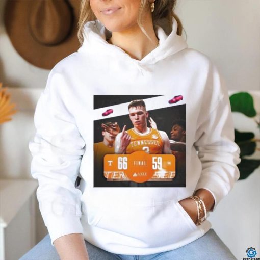Tennessee Volunteers Win 66 59 Carolina Basketball 2023 Sec Men’S Basketball Champions Final Score T Shirt