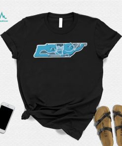 Tennessee map parody bears cute shirt