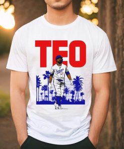 Teoscar Hernández player 37 Los Angeles Dodgers island shirt