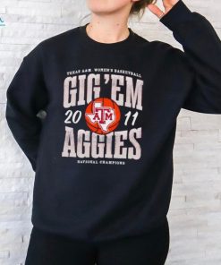 Texas A and M Aggies women’s basketball gig ’em national champions 2011 shirt