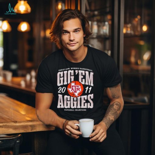 Texas A and M Aggies women’s basketball gig ’em national champions 2011 shirt