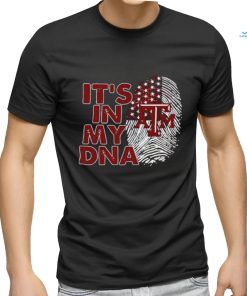 Texas AM Aggies It’s In My DNA Fingerprint shirt
