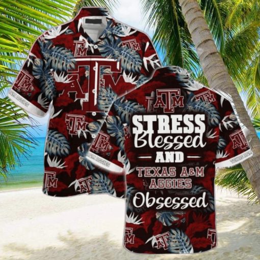 Texas A&ampM Aggies Stress Blessed Hawaiian Shirt