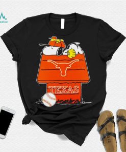 Texas Longhorns Snoopy And Woodstock The Peanuts Baseball shirt
