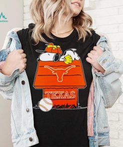 Texas Longhorns Snoopy And Woodstock The Peanuts Baseball shirt, hoodie, sweater, long sleeve and tank top Texas Longhorns Snoopy And Woodstock The Peanuts Baseball shirt