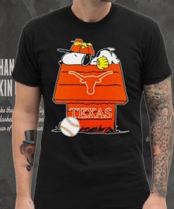 Texas Longhorns Snoopy And Woodstock The Peanuts Baseball shirt, hoodie, sweater, long sleeve and tank top Texas Longhorns Snoopy And Woodstock The Peanuts Baseball shirt