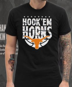 Texas Longhorns basketball hook ’em Horns logo shirt