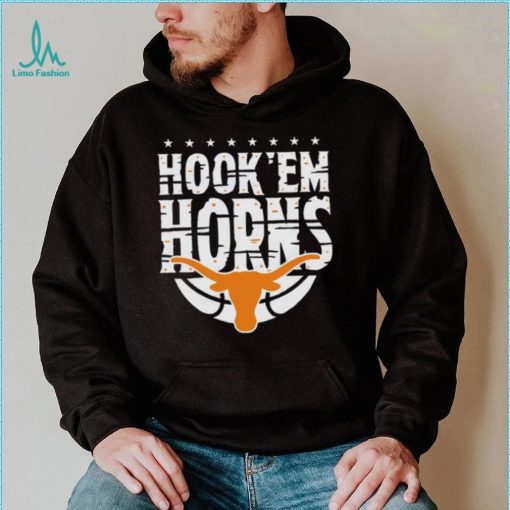 Texas Longhorns basketball hook ’em Horns logo shirt