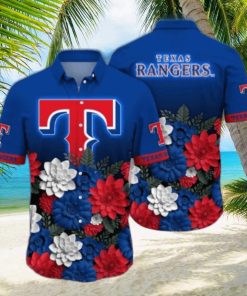 Texas Rangers MLB Flower Hawaii Shirt And Tshirt For Fans,