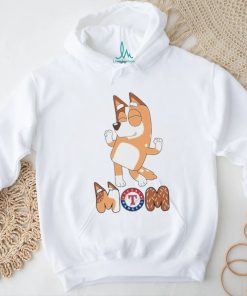 Texas Rangers Smiling Dancing Bluey Mom shirt