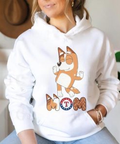 Texas Rangers Smiling Dancing Bluey Mom shirt