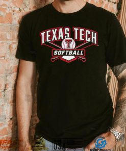 Texas Tech Red Raiders cross bats softball logo shirt