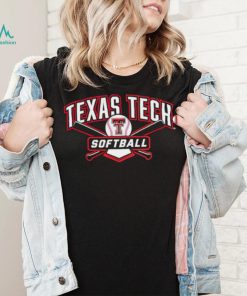 Texas Tech Red Raiders cross bats softball logo shirt