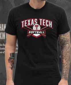 Texas Tech Red Raiders cross bats softball logo shirt