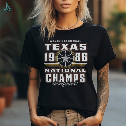 Texas Women’s Basketball 1986 National Champs Tee Shirt