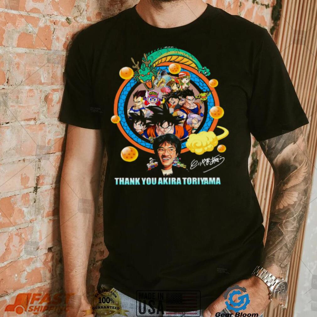 Thank You Akira Toriyama Shirt Thank You Akira Toriyama Shirt