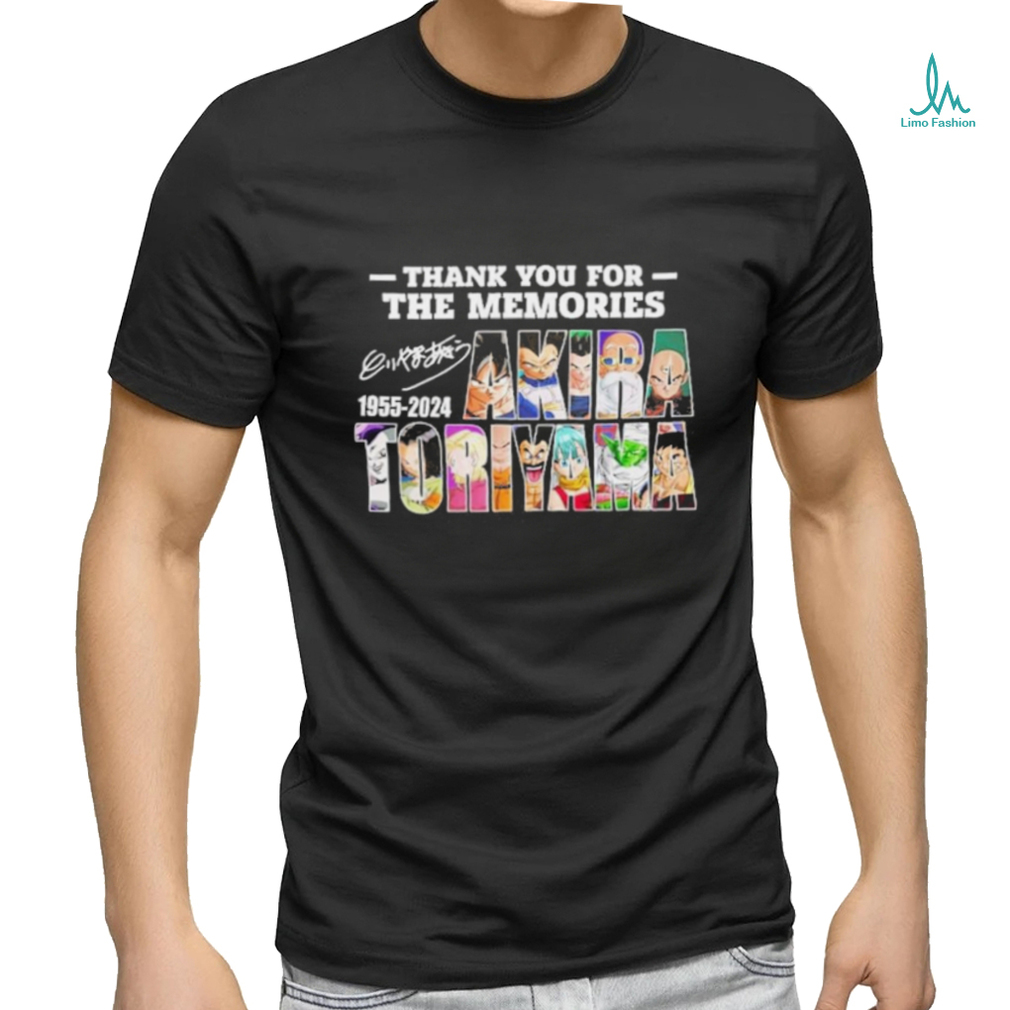 Thank You For The Memories Akira Toriyama Shirt Thank You For The Memories Akira Toriyama Shirt