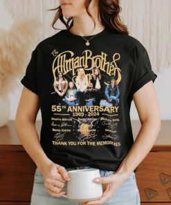The Allman Brothers 55th Anniversary 1969 2024 Thank You For The Memories Signatures Shirt