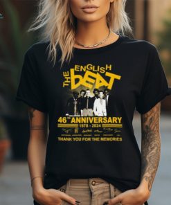The Beat 46th Anniversary 1978 2024 Thank You For The Memories T Shirt, hoodie, sweater, long sleeve and tank top The Beat 46th Anniversary 1978 2024 Thank You For The Memories T Shirt