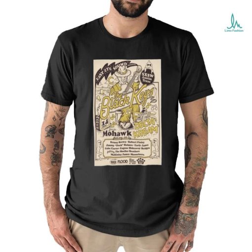 The Black Keys Delta Kream March 14, 2024 Mohawk Outdoor Austin, TX Tour poster shirt