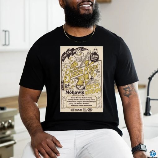 The Black Keys Delta Kream March 14, 2024 Mohawk Outdoor Austin, TX Tour poster shirt